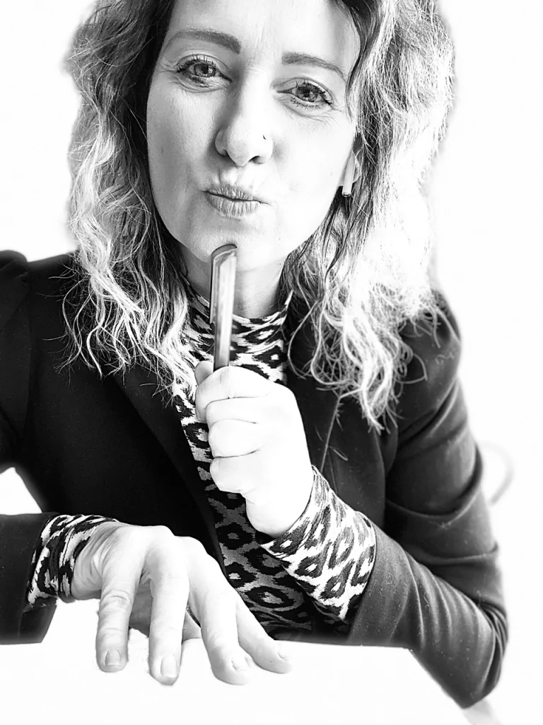 Dany Frost mit Stift